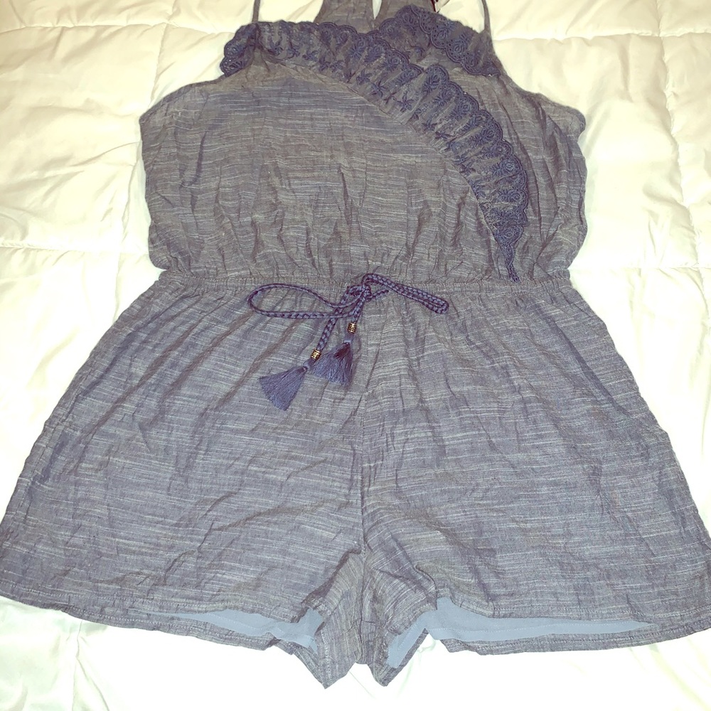 New Denim Blue Romper